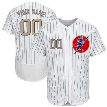 Cubs White Gold Program Customized Flexbase New Design Jersey,We sell and wholesale Cubs White Gold Program Customized Flexbase New Design Jersey on line form chian!